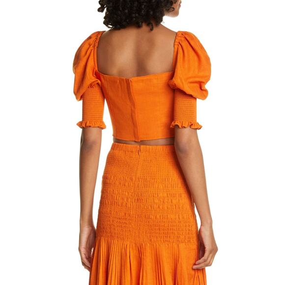 NICHOLAS Puff Sleeve Bustier Top - Picture 2 of 9